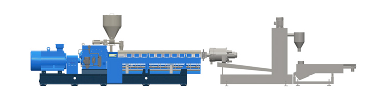 Water Ring Pelletizing System, plastic 