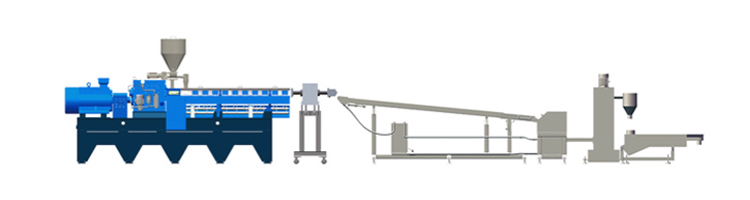 Water Strand Flow Pelletizing System